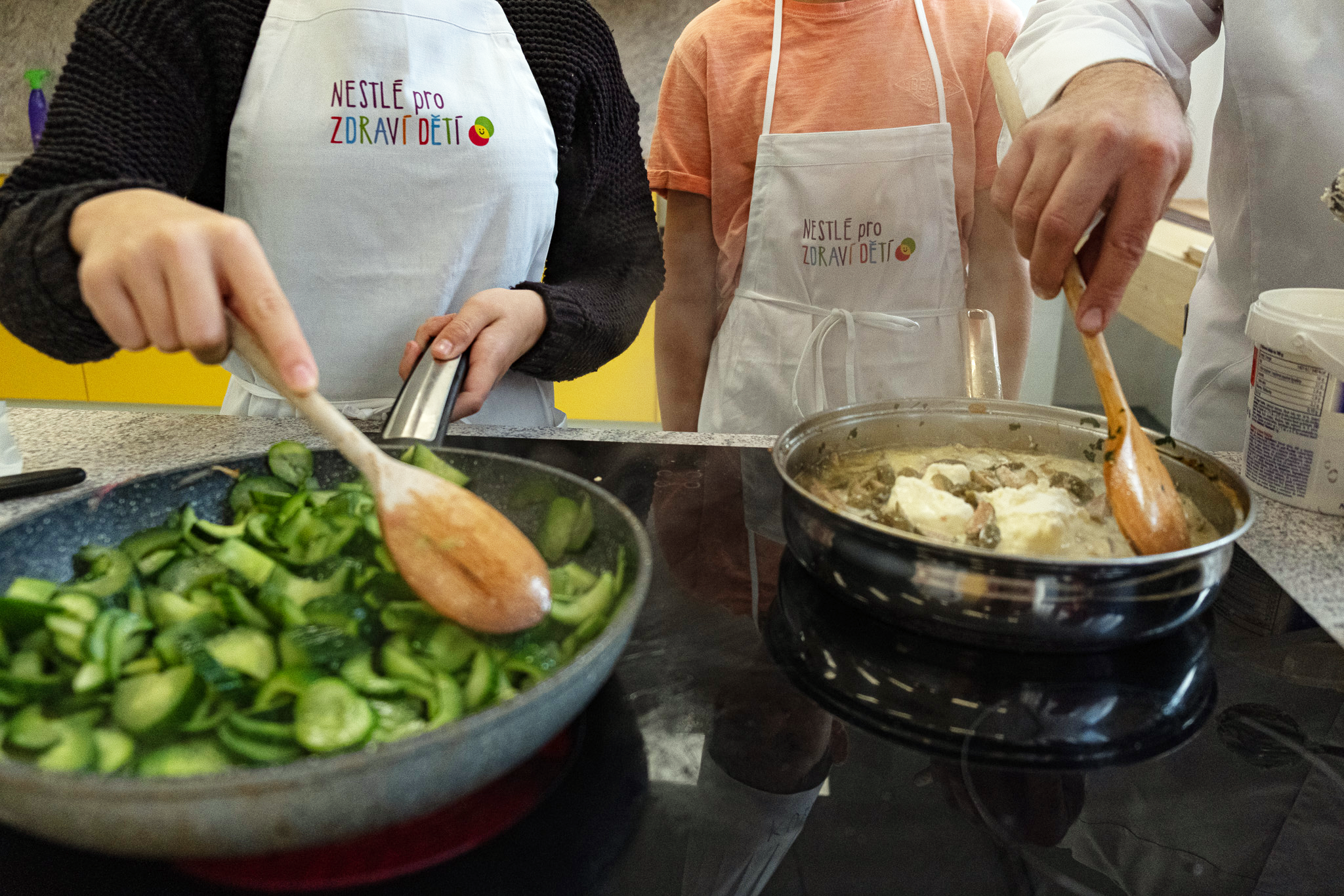 Nestlé professional kuchaři vařili společně s dětmi