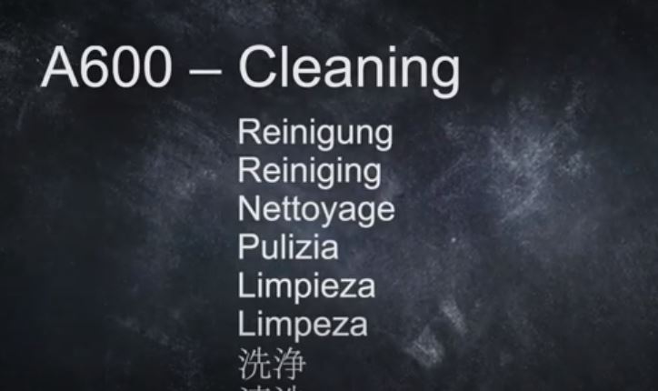 Franke A600 cleaning