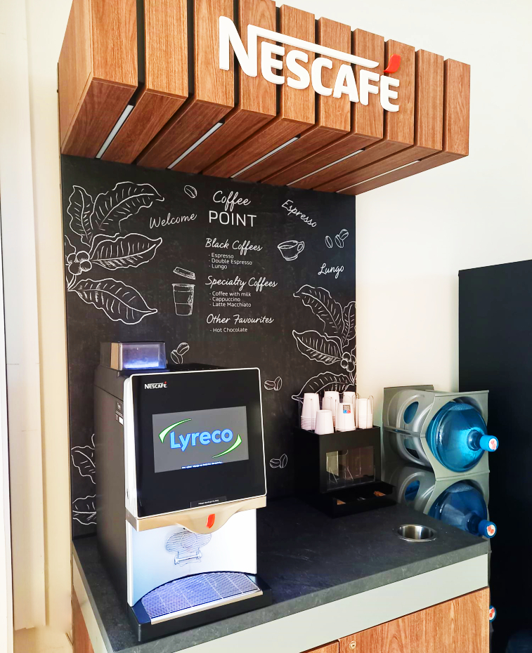 kávový koutek Lyreco