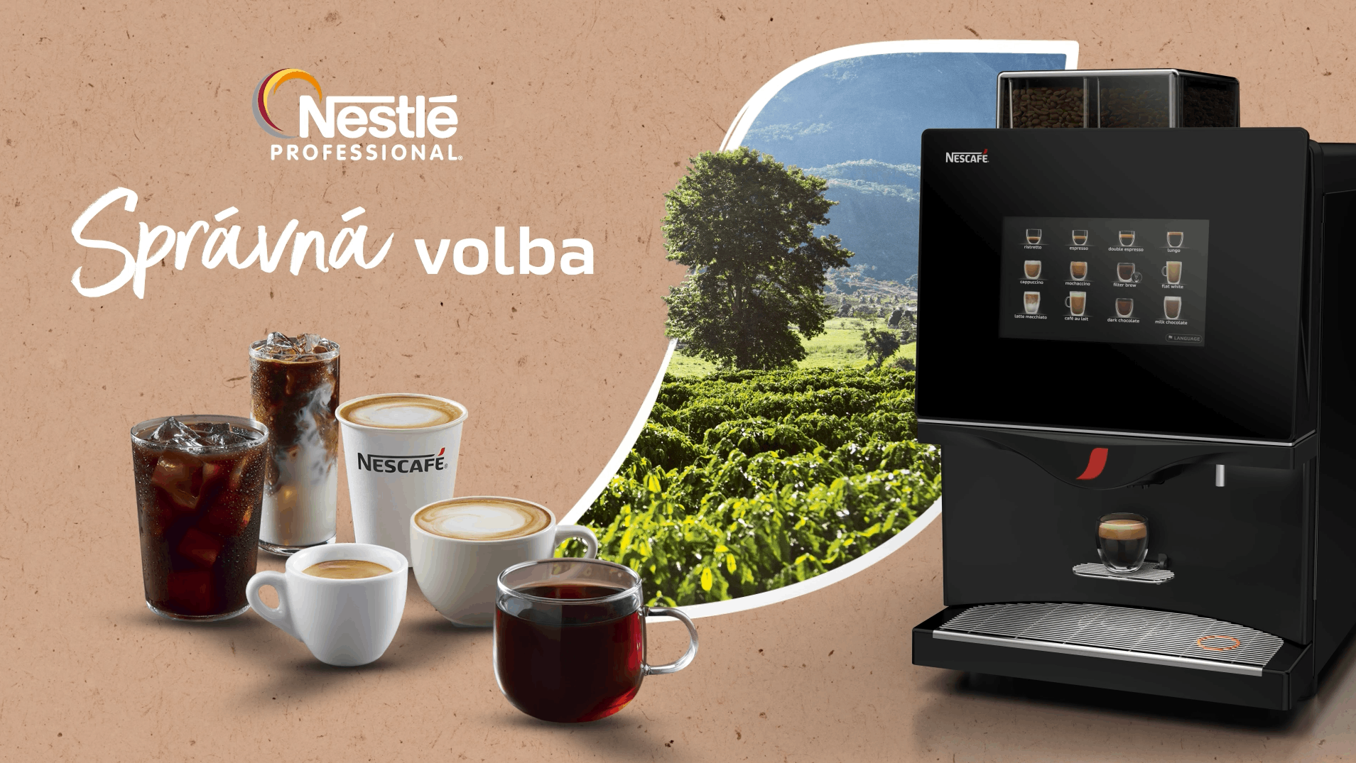 Nový automatický kávovar NESCAFÉ Fusion 3 je správnou volbou pro váš provoz