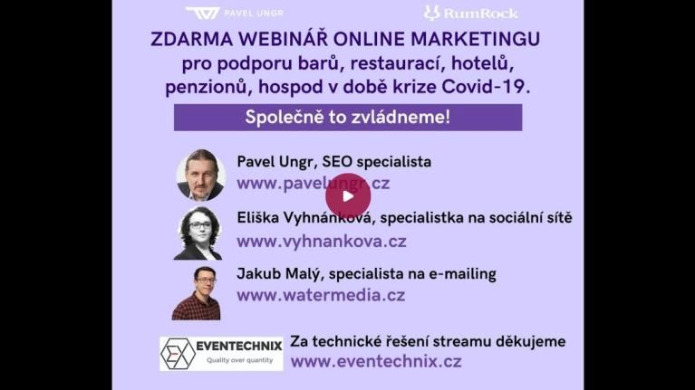 Webinář - online gastro
