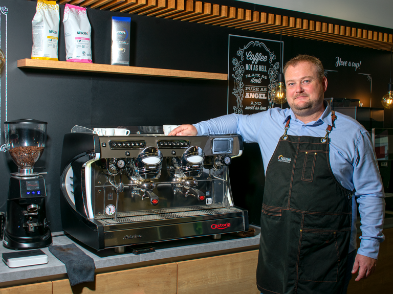 Barista Jiří Čad