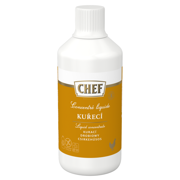 CHEF Tekutý koncentrát kuřecí 4x1L