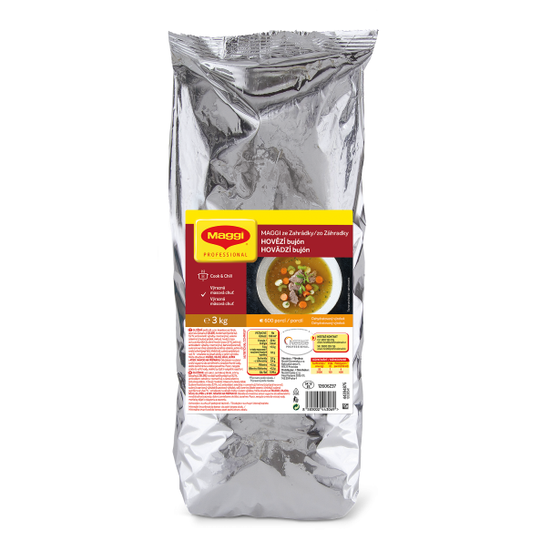 MAGGI Ze zahrádky hovězí bujón 3 kg
