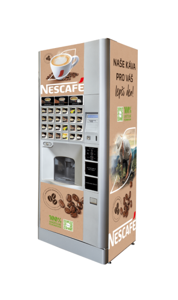 Automat na kávu Luce X2 s brandingem NESCAFÉ