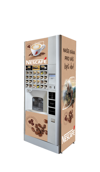 Luce X2E světlé provedení a branding NESCAFÉ
