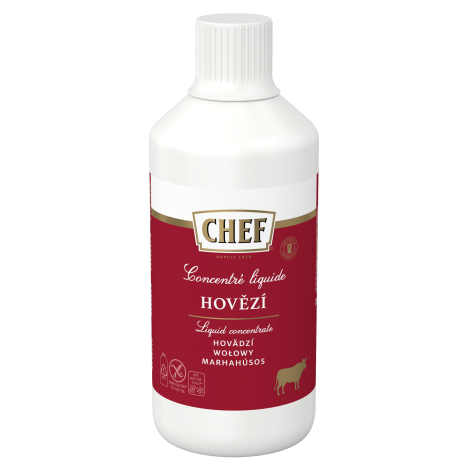 CHEF Tekutý koncentrát hovězí 4x1L
