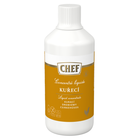 CHEF Tekutý koncentrát kuřecí 4x1L