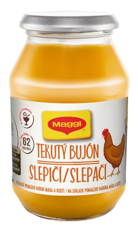 MAGGI tekutý bujón slepičí na bázi pomalu vařeného vývaru z masa a kostí
