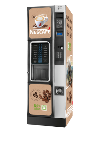 Nápojový automat NECTA OPERA ES8 s brandingem NESCAFÉ