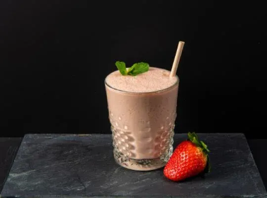 Jahodový Espresso Shake