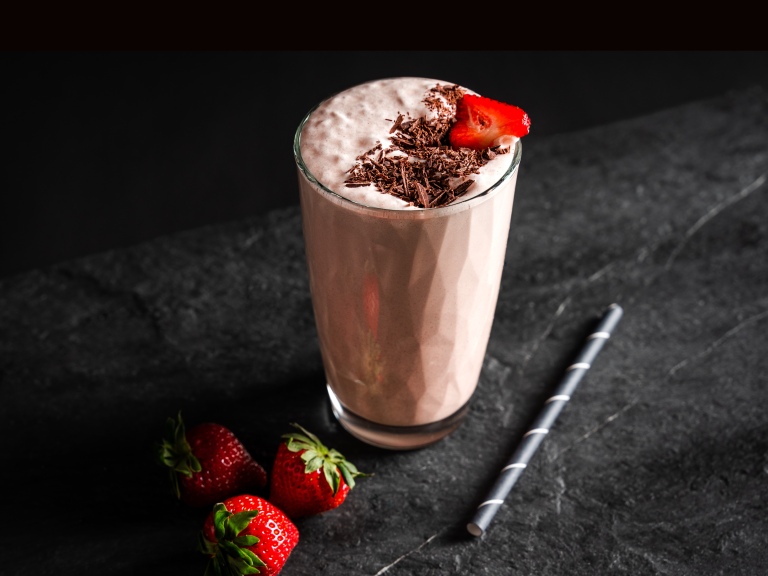 jahodový granko shake