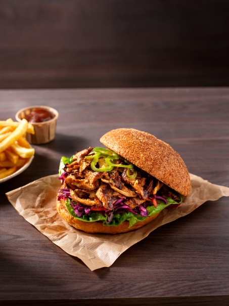 čínský pikantní burger