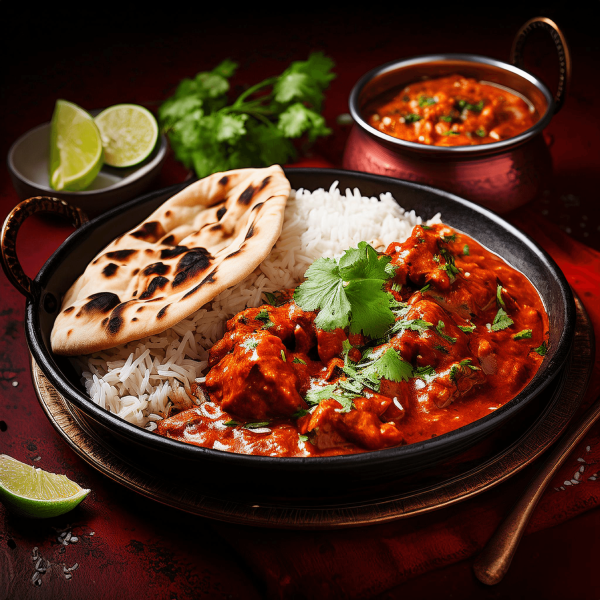 Jemná tikka masala s rajčaty a jogurtem