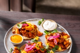 Veganské tacos s trhaným