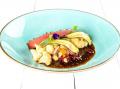 Salát z pečeného květáku, kachní prsa v teriyaki omáčce