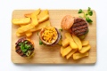mini vegetarian burger