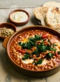 Pečená provensálská cizrna v rajčatovém ragú