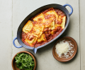 Rajčatové ravioli plněné špenátovou ricottou