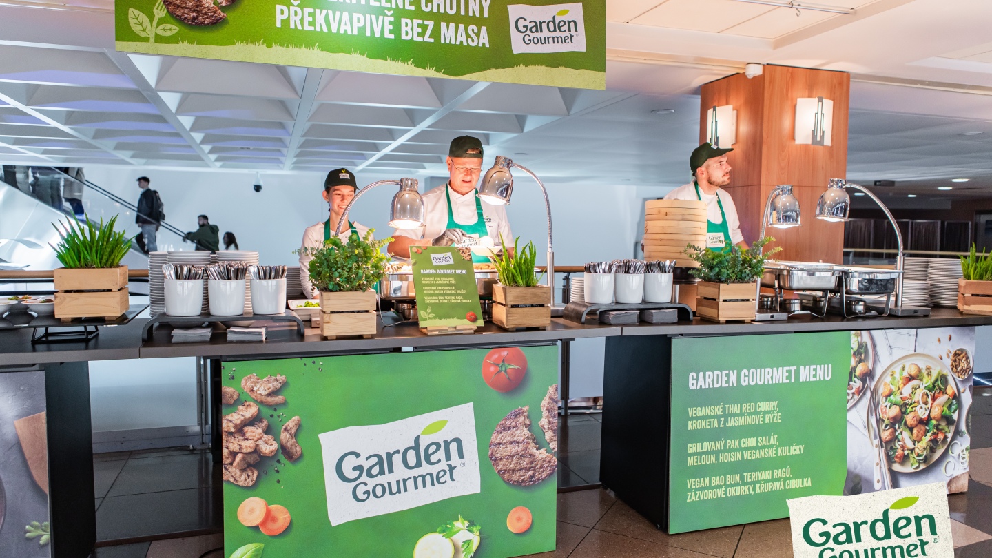 Garden Gourmet® zpestřilo VIP zónu O2 areny