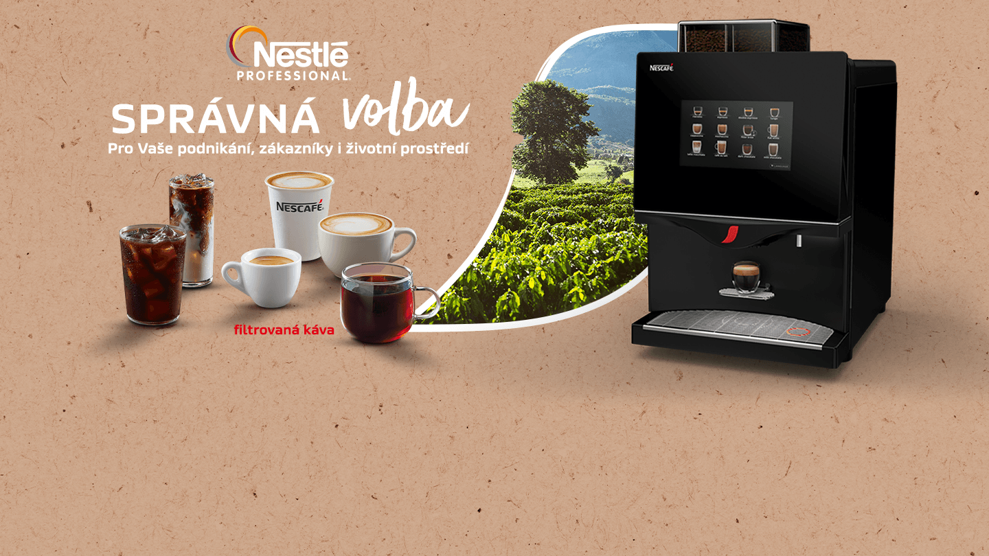 Nový kávovar NESCAFÉ Fusion 3 je správnou volbou pro váš provoz