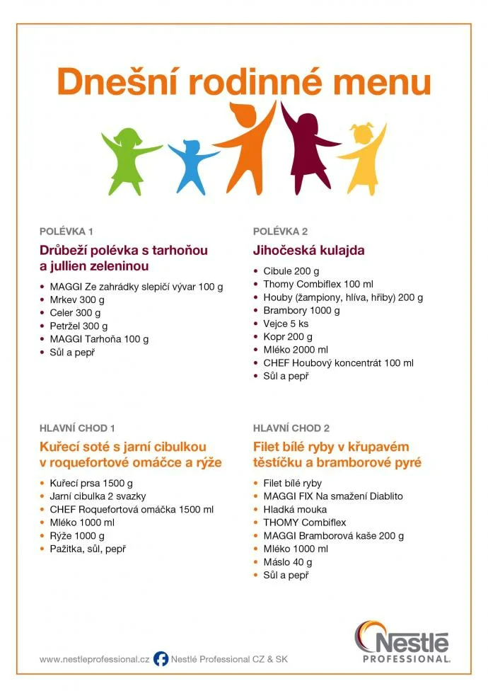Family menu