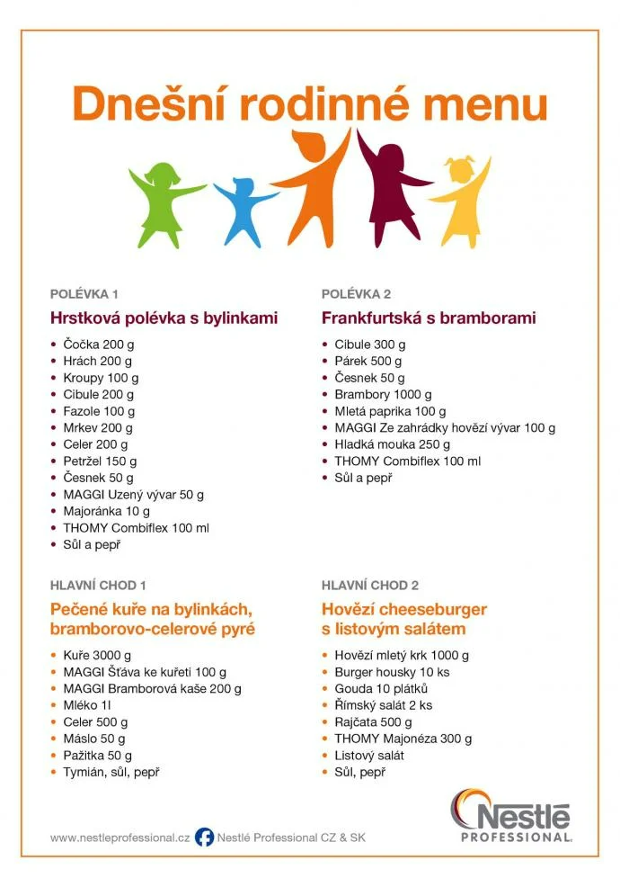 Family menu