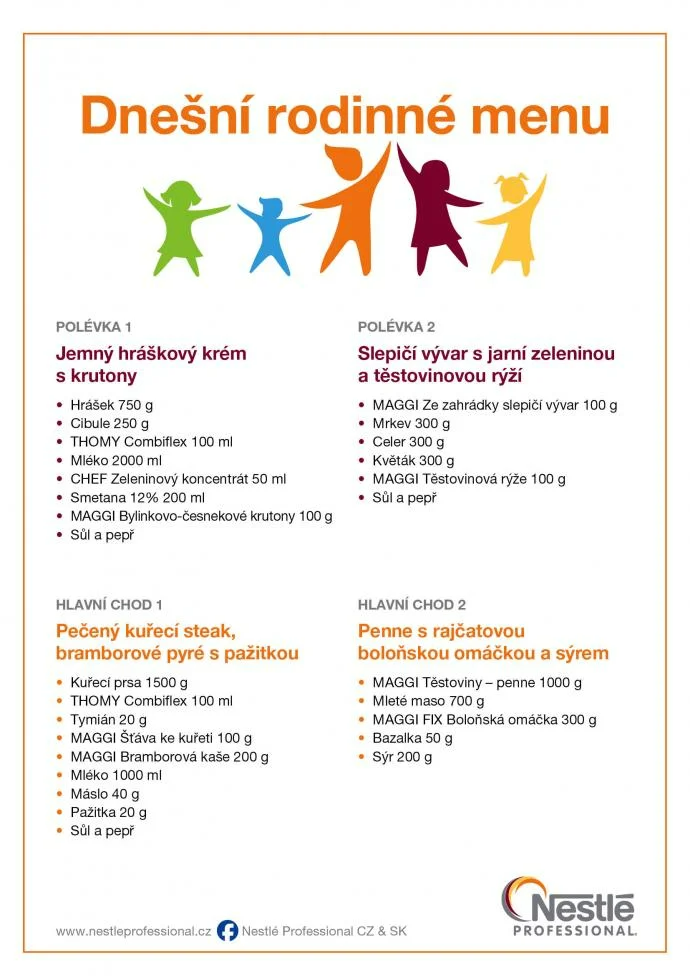 Family menu